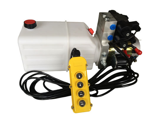 Double Acting Hydraulic Cylinder Hyd Power Unit With 2 Station CETOP 03 Solenoid Valves