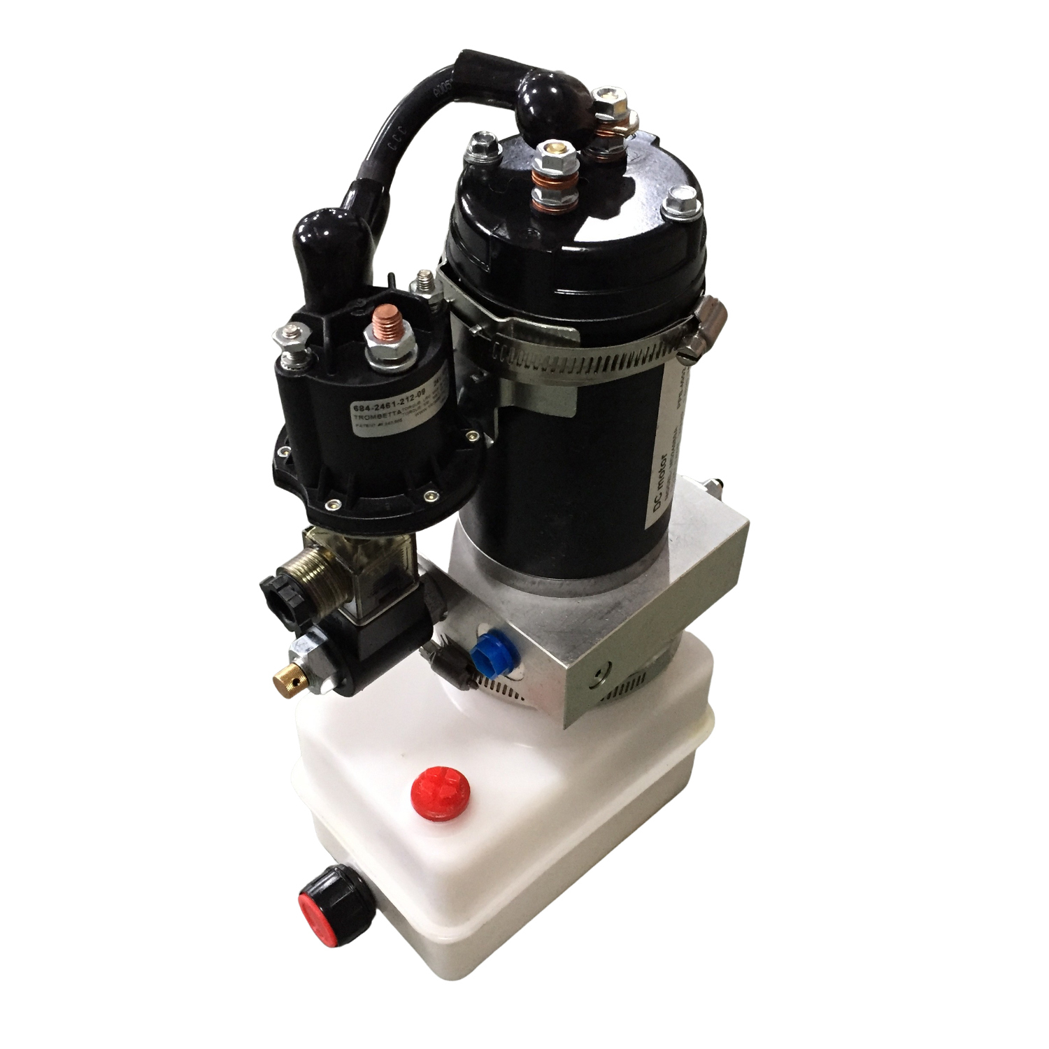 Horizontal Mounting Portable Mini Hydraulic Power Packs 12V With 0.8Kw Motor Fireproof