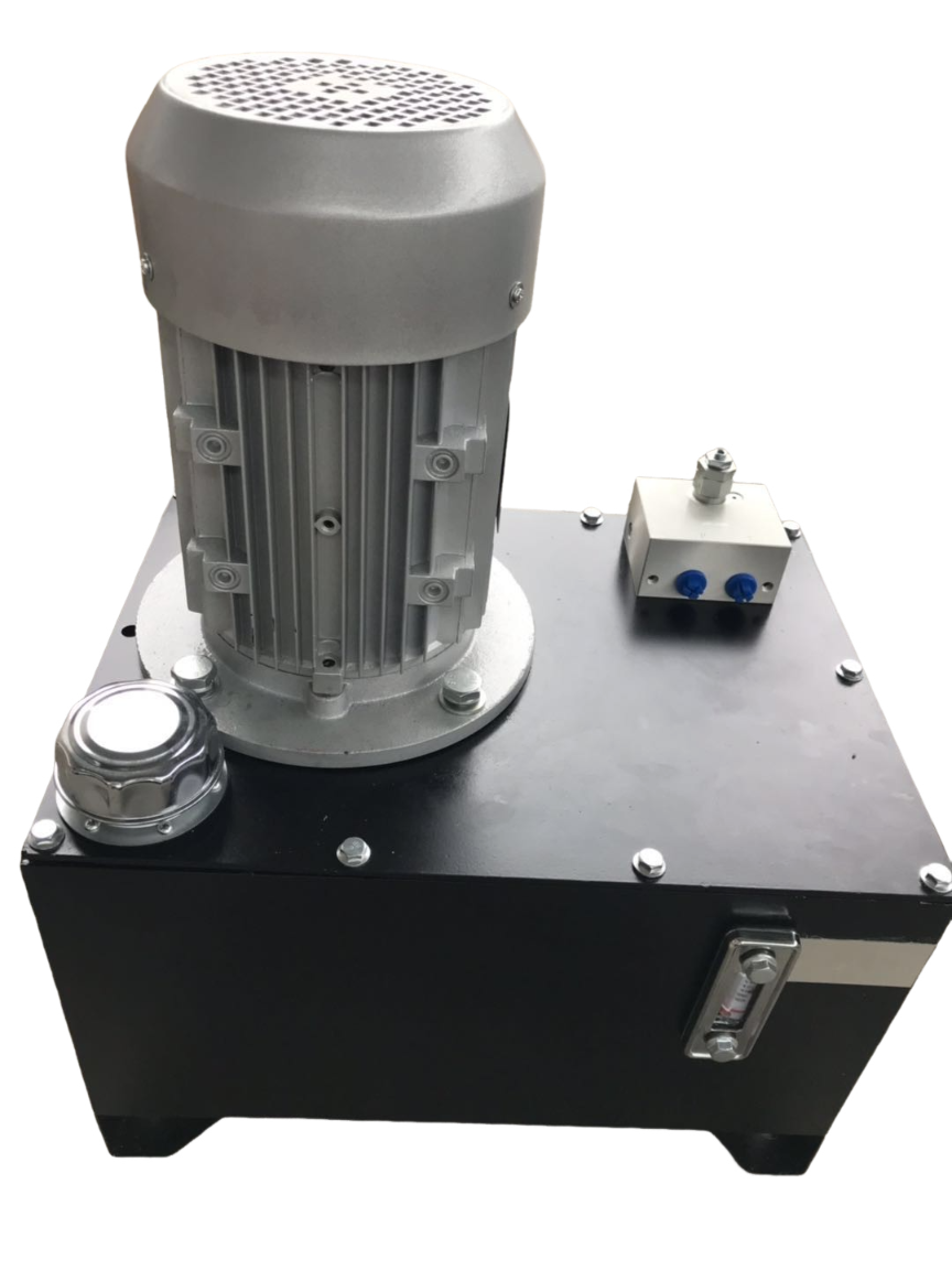 Hydraulic Power Unit-6L Steel Tank 2.5cc/R Hydraulic Gear Pump With Motor AC 380V 750W 1450RPM