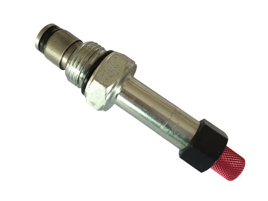 Hydraulische 2 Weise der Positions-2 schloss normalerweise Magnetventil-Patrone mit Korrekturmöglichkeit von Hand